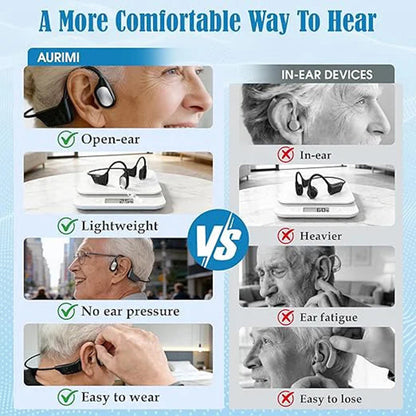 🔥 Final 2 Hours : Only Limited Stock Left🏆Pryxo™ Bone Conduction Smart Hearing Headphones （Mayo Clinic Recommended）