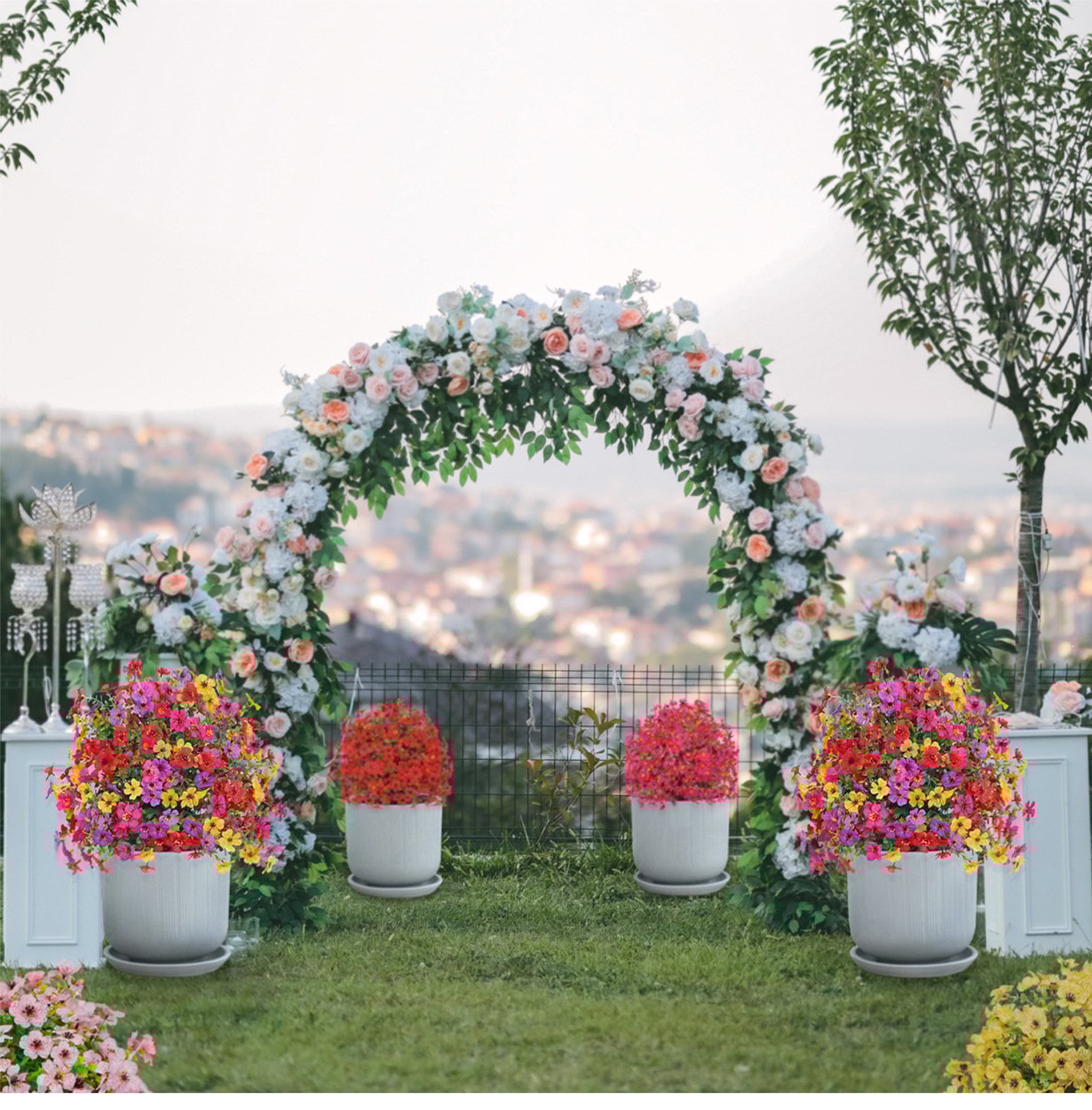 Last Day Promotion! 🔥Outdoor/Indoor UV Resistant & Waterproof Artificial Flower Decor 💐
