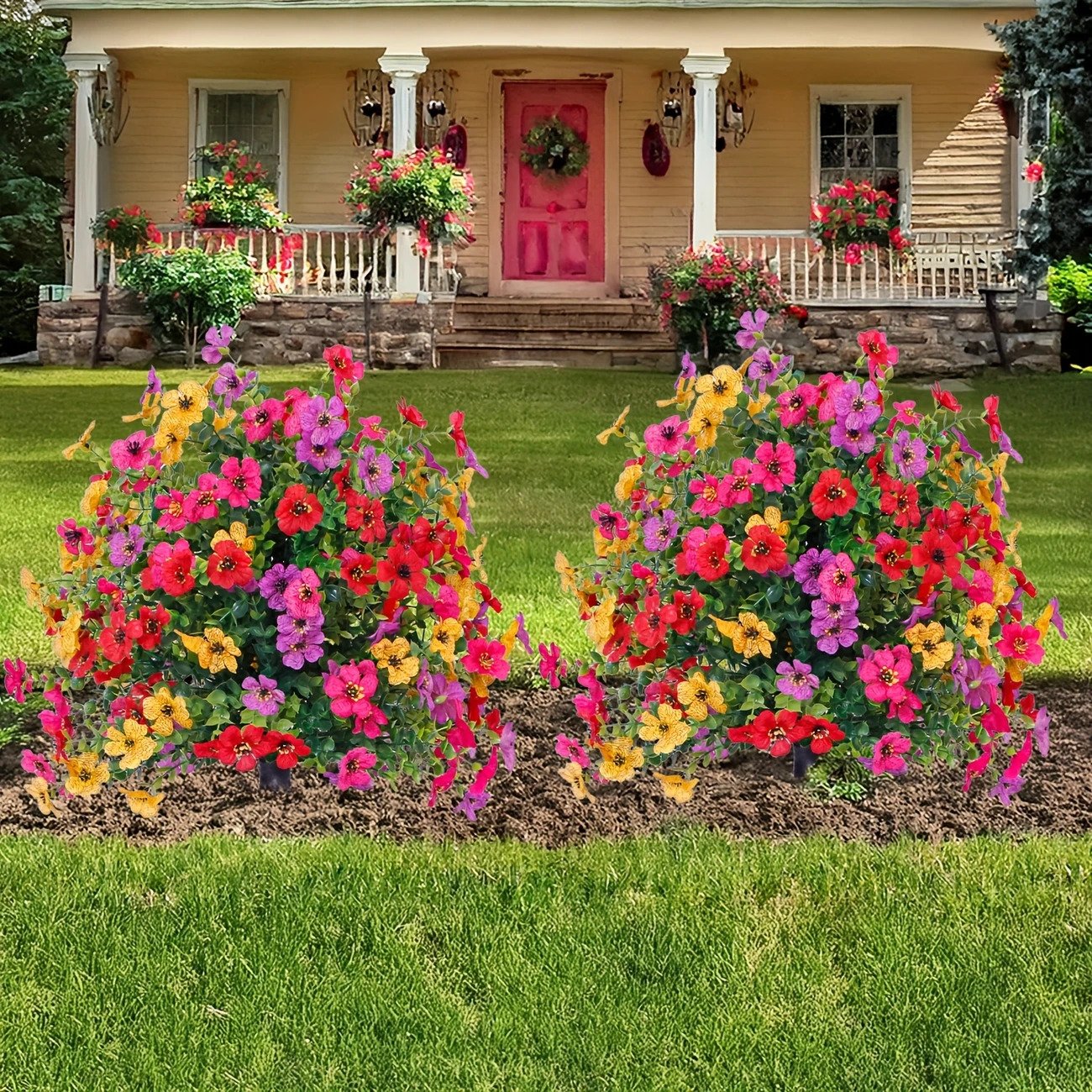 Last Day Promotion! 🔥Outdoor/Indoor UV Resistant & Waterproof Artificial Flower Decor 💐