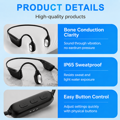 🔥 Final 2 Hours : Only Limited Stock Left🏆Pryxo™ Bone Conduction Smart Hearing Headphones （Mayo Clinic Recommended）