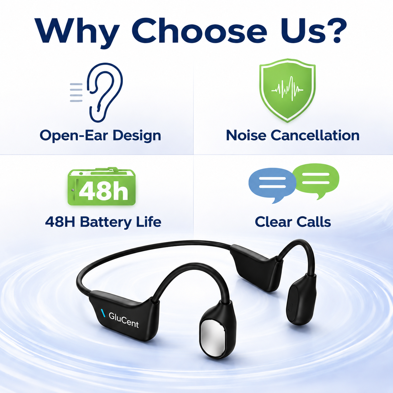 🔥 Final 2 Hours : Only Limited Stock Left🏆Pryxo™ Bone Conduction Smart Hearing Headphones （Mayo Clinic Recommended）